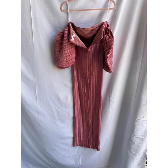 L'IDÉE Pink Sirene Dress Size 4 with Zipper Separation - Picture 4 of 8
